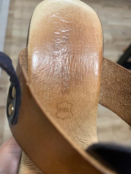 Sandále platforma / koža, 39