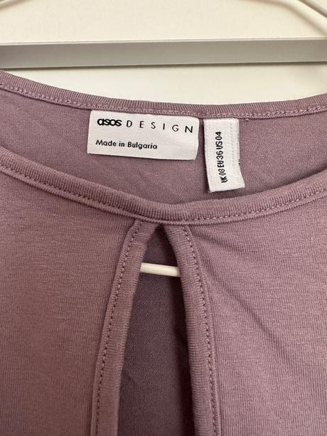 Fialový crop - top, s