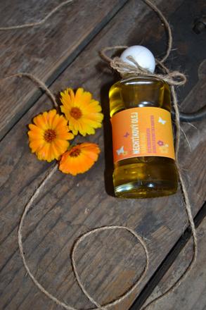 Nechtíkový olej na pokožku, 