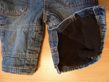 Zateplené rifle na traky, baby club,74