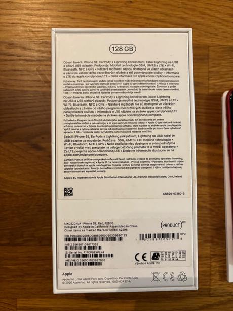 Apple iphone se 2020 128 gb, apple
