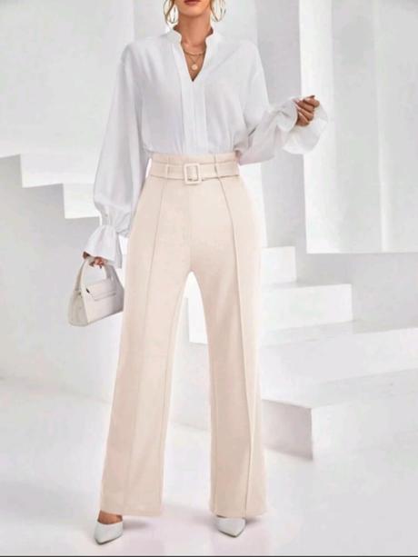 Dámské široké nohavice, m