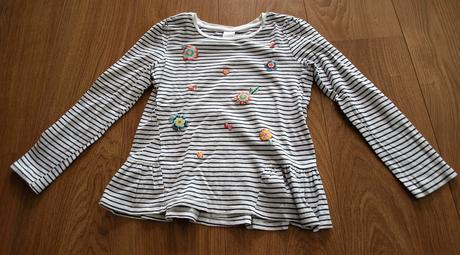 Tričká s dlhým rukávom 6ks/aj jednotlivo, 134