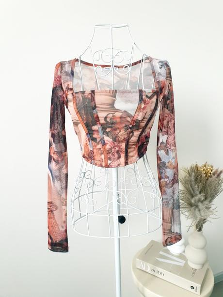 Bershka štýlový top xs, bershka,xs