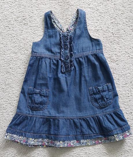 Riflová šatová sukňa, george,86