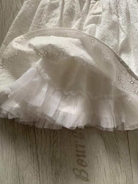 3x letné biele šatičky, 68