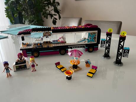Lego friends  koncertný automobil hviezdy pop, 