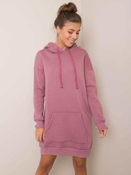 Mikinové šaty s kapucnou, l / m
