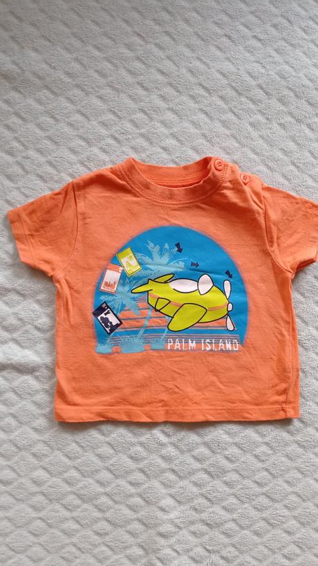 Tričko oranžové lietadlo, f&f,62