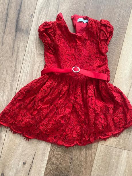 Červené šaty abel & lula, 110