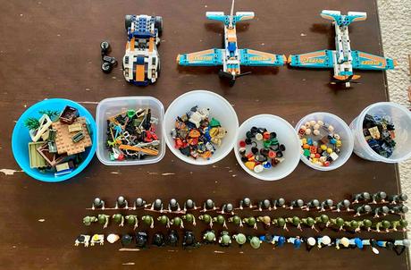 Lego panáčikovia + zbrane, 