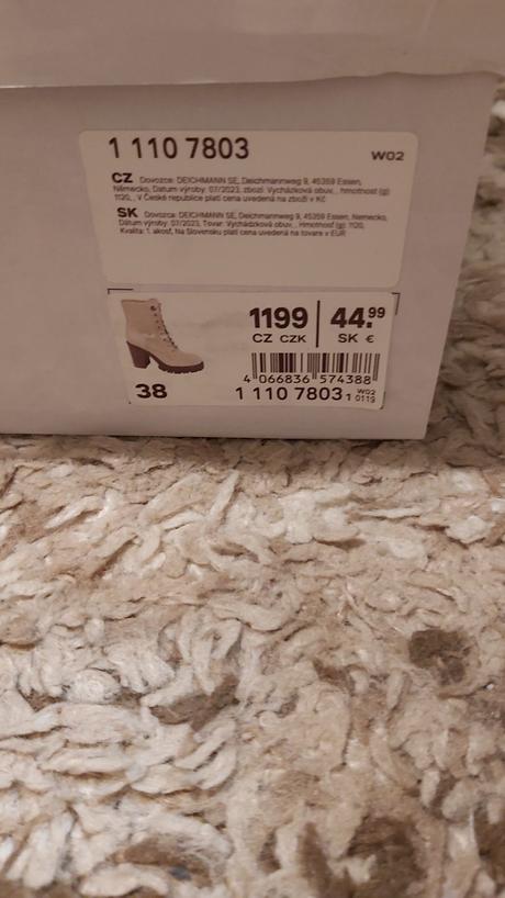 Cizmy, deichmann,38