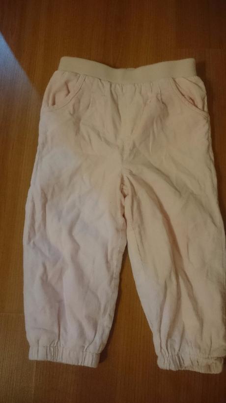 Detske mencestrove zateplene nohavice , f&f,86