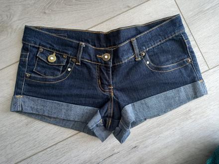 Kraťasy riflové, s