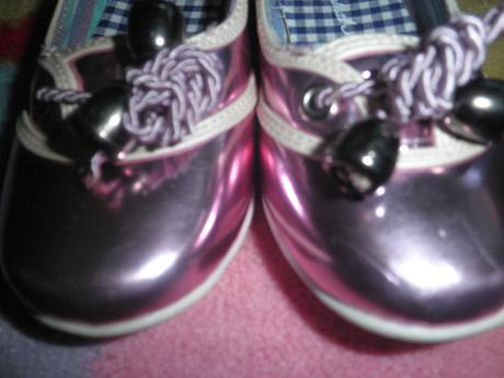 Ružové lesklé balerínky original marines, 24