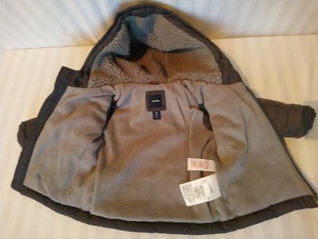 Chlapčenská tmavo sivá zimná bunda, gap, gap,74