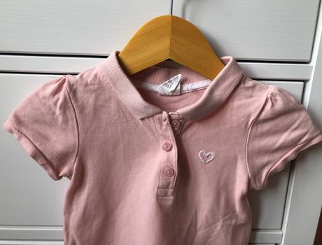 Bledoružové polo tričko h&m, 92, h&m,92