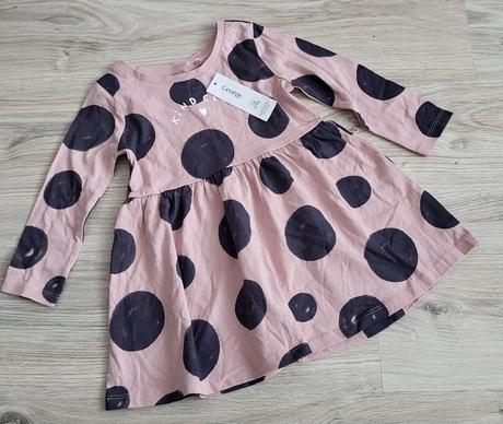 Šaty george 80-86 na 1 až 1,5 roka, george,80