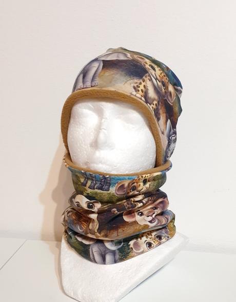 Zimný set, čiapka a nakrčník, 