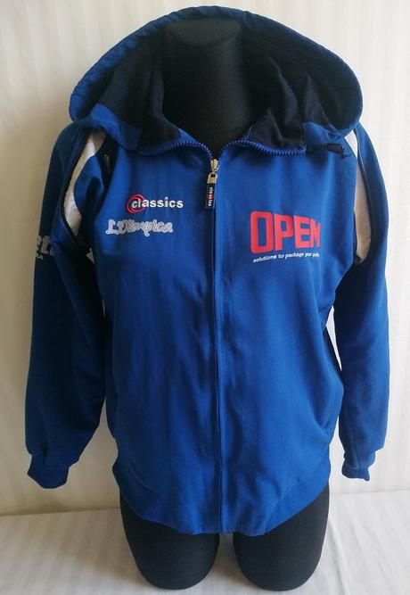 Dámska modrá vetrovka, classics, s/m, m