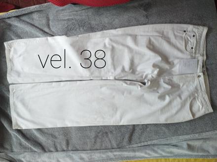 Nohavice biele 38, 38