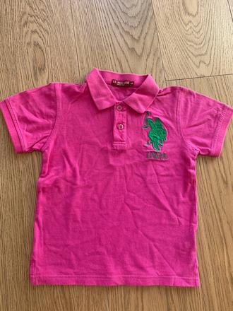 Dievčenské tričko u.s. polo assn. veľ. 5/6 r., u.s. polo assn.,116