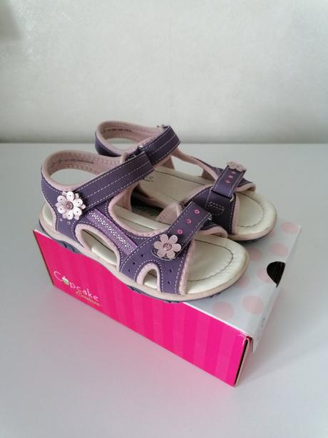 Sandalky fialove s kvietkami, cupcake,29