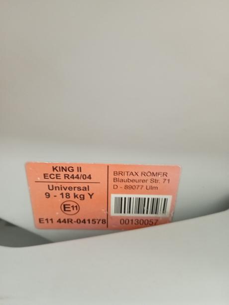 Autosedačka britax römer king 2, britax