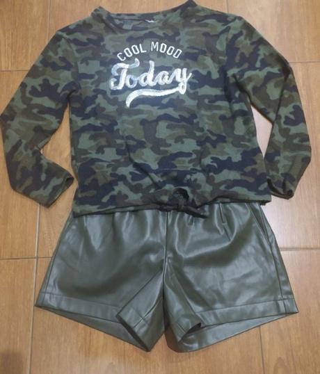 Tričko army vzor, kik,152