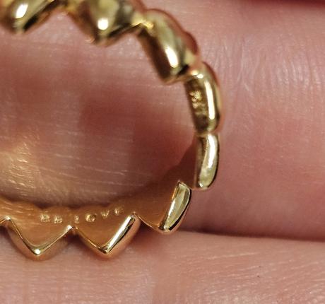 Prsteň so srdiečkami pandora, pandora