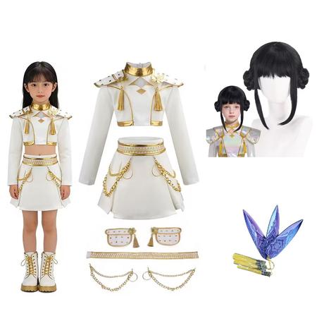 K-pop demon hunters huntrix zoey deluxe kostým, 