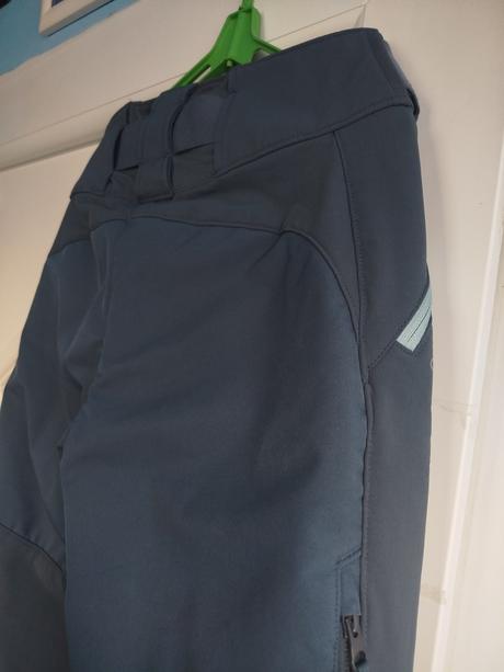 Zateplené softshellové nohavice, quechua,xs