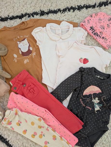 Balík oblečenia veľkosť 80, 68–80