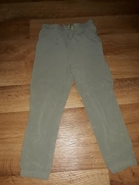 Olivove tensie nohavice 110, h&m,110