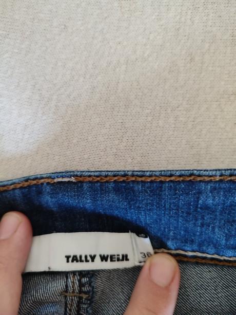 Riflové šortky, tally weijl,36