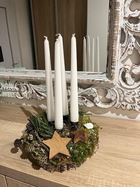 Rustikalny adventný veniec, 