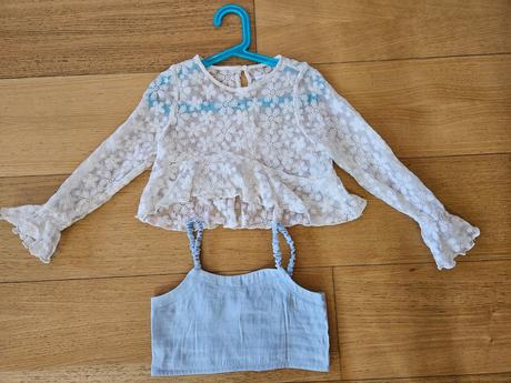 Top s bluzkou, zara,128