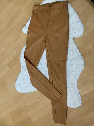 Koženkové nohavice, amisu,s