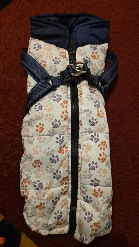 Vetrovka pre psika do40cm aj s popruhmi, 