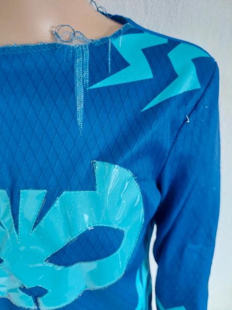 Catboy modrý pj masks karnevalový kostým 116-122,