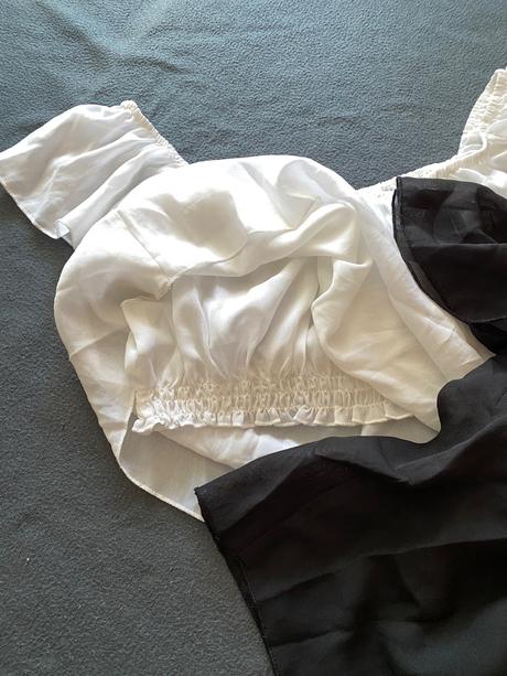 Crop top blúzka set, m