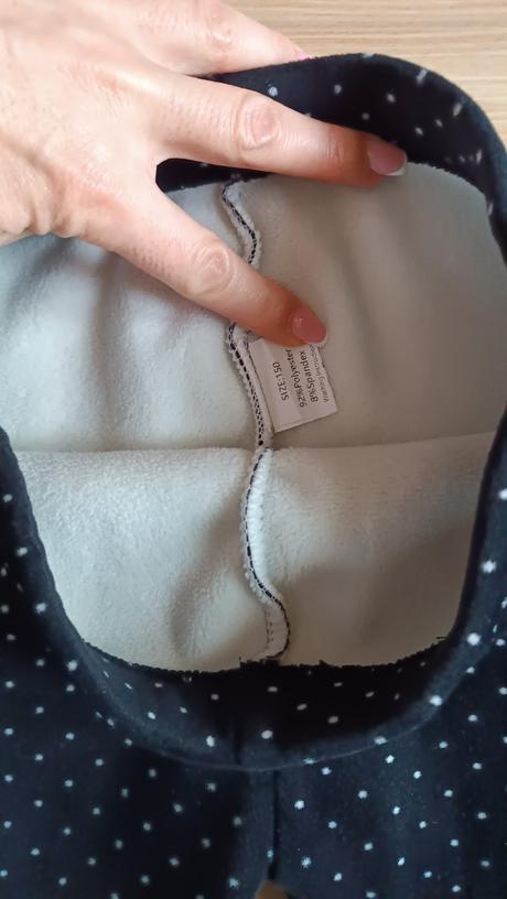 Zamatové zateplené legíny, 146