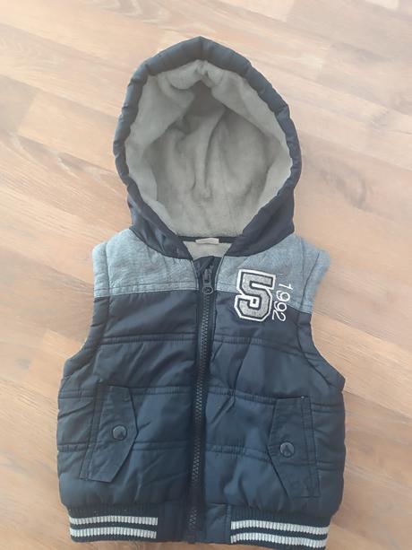 Zateplená vestička, f&f,80