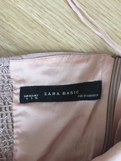 Dámske koktejlové šaty, krátke, zara,s