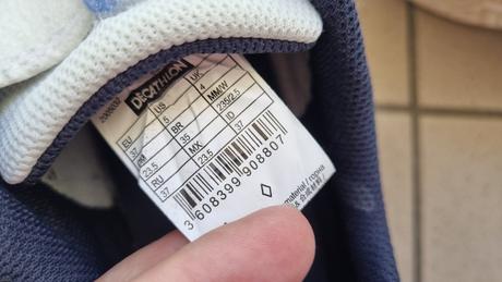 Biele tenisky, decathlon,37