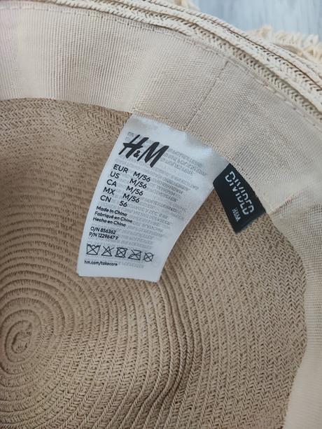 Slamený klobúk, h&m,m