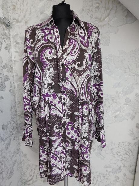 Tunikova košelova bluzka, 46