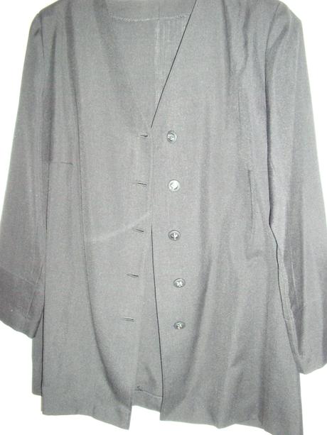 770. kabátik čierny, l