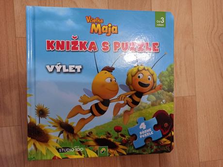 Kniha s puzzle včielka mája,