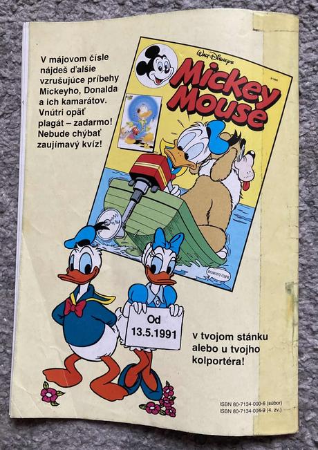 Mickey mouse retro časopisy,